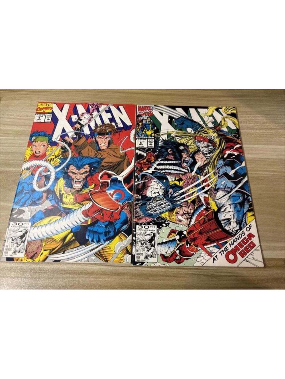 X-MEN #4-5 1992 NM Marvel Comics 1st Appearance of Omega Red/Very Fine